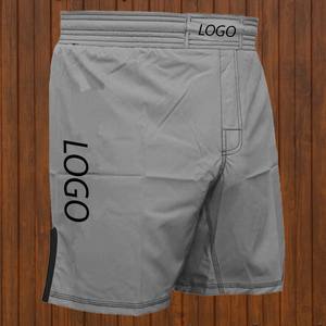 Fournisseur direct d'usine de shorts MMA de qualité supérieure pour la vente en ligne, vêtements d'arts martiaux respirants avec logo frontal pour la lutte - Product Image 2