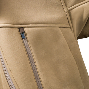 Chaqueta Softshell combinada 2025, chaqueta de caza con capucha y logotipo personalizado con dos bolsillos laterales, chaqueta para exteriores de alta calidad - Product Image 5