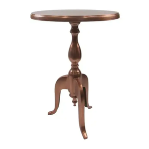 Table basse décorative de salle à dessin forme ronde dernière conception vente chaude table centrale faite à la main en vrac - Product Image 3