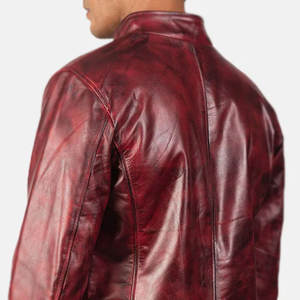 Precio al por mayor tallas personalizadas chaquetas de cuero para hombre/chaquetas de cuero de moda para hombre estilo ropa de calle para la venta - Product Image 4