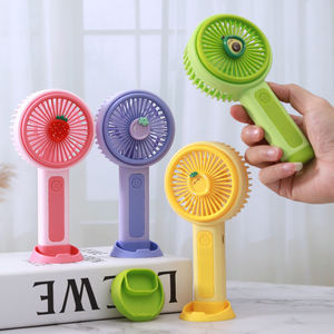 활기찬 캔디 색상의 ZB152A 재미있는 과일 모양의 충전식 휴대용 팬-아름답고 기능적인 - Product Image 1