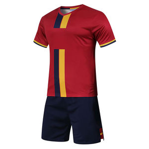 Ensembles de vêtements de football/motif de conception en gros Kits de football à manches courtes ensemble de maillots de football uniformes de sport chemises de gardien de but - Product Image 2