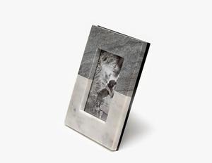 Cadre photo décoratif de table de style moderne Cadre photo en bois et résine Rectangle Noir/Blanc Cadre photo design à prix compétitif - Product Image 5