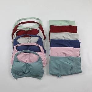 2 uds. Conjunto de Yoga para mujer, ropa de gimnasio, conjunto de entrenamiento físico, ropa deportiva para mujer, Top corto de manga larga, mallas de cintura alta, trajes deportivos - Product Image 1