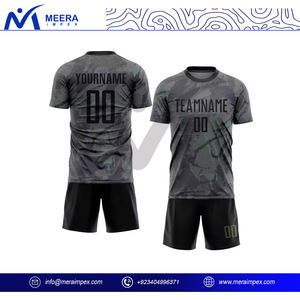 2025 dernière conception bleu couleur football uniforme personnaliser impression tissu respirant col rond grande taille maillot de Football pour unisexe - Product Image 3