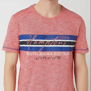 Berg Camiseta informal para hombre 100% algodón 220 gramos Patrón sólido Tejido de punto teñido liso - Product Image 1