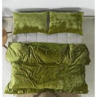 Vente en gros, housse de couette en velours Ultra Luxe, literie Boho, housse de couette complète pour lit double, Queen, King