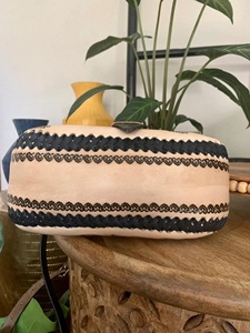 Sac à bandoulière bohème turquoise à outils à la main sac à main en cuir véritable floral sac à bandoulière pour soeur ou maman cadeau de Style Hippie - Product Image 4