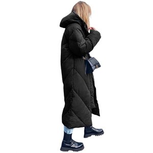 Chaqueta de invierno para mujer, Parkas acolchadas cálidas, ropa de calle informal, prendas de vestir acolchadas para mujer, chaquetas Parka al por mayor - Product Image 2
