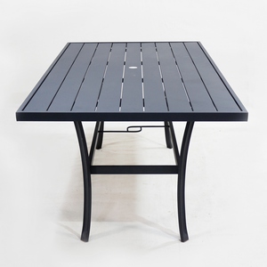 Artex Dong thap ชุดเฟอร์นิเจอร์รับประทานอาหาร7ชิ้นเก้าอี้เชือกทอสีเขียววางซ้อนกันได้และโต๊ะเหล็กขนาดใหญ่ - Product Image 6