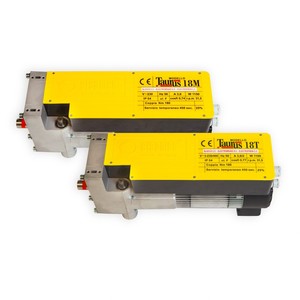 Kit d'actionneur de porte automatique industriel traditionnel haut de gamme - Construction durable en aluminium, plastique et acier, installation par vis, télécommande - Product Image 1