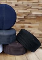 Chapeau de prière musulman Habibi Kufi avec logo personnalisé, en polyester, vente en gros, couvre-chef islamique pour hommes, léger, modeste, nouveau design