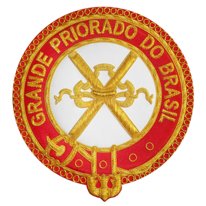 2025 chevalier templier badge à coudre en cuir brodé style Northumberland - Product Image 1