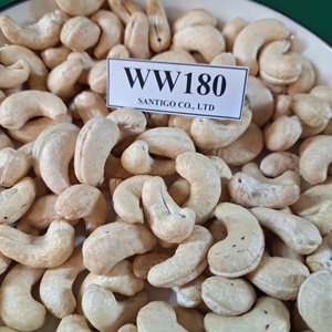 Best Quality Cashew Kernels W180 SANTIGO Kaju Badam Customized Packaging W180 Cashew <b>Nuts</b> - Product Image 1
