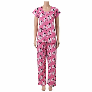 ชุดนอนพิมพ์ลายดิจิตอลเรียบชุดนอนผ้านุ่มน้ำหนักเบาสวมใส่สบายชุดนอนสตรีแฟชั่นทุกวันขายส่ง - Product Image 1