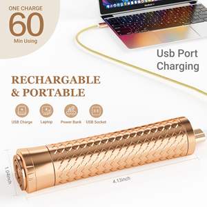 Afeitadora Eléctrica Recargable e Indolora para Mujer, Dispositivo de Depilación Facial con Brazos para Labios, Rostro y Vello Fino - Product Image 5