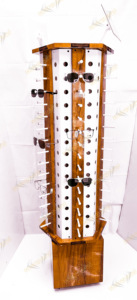 Présentoir de lunettes en bois rotatif pour magasins d'optique Présentoir de lunettes en gros - Product Image 4