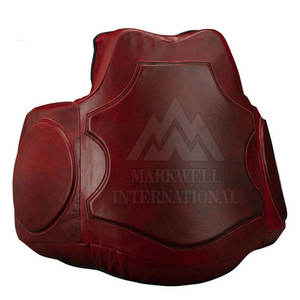 Precio al por mayor Protectores de pecho Nuevo diseño Protectores de pecho hechos de cuero para entrenamiento de boxeo Protectores de pecho - Product Image 5