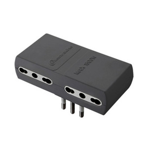 Adattatore Piatto 16A-4 Prese Bipasso Nero Figura.12 - Product Image 1