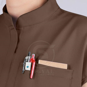ชุดสครับแพทย์ผู้หญิง ดีไซน์ใหม่ล่าสุด ผลิตจากผ้าฝ้าย 100% ขายดี - Product Image 6