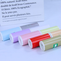 Étiquettes adhésives thermiques directes en papier thermique 40x30mm, personnalisées, couleur pleine, imperméables, découpées à la forme, pour l'étiquetage des prix de détail