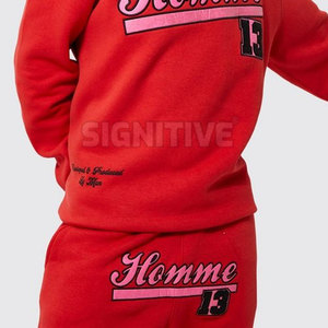 ชุดวอร์มพิมพ์ลายพัฟขนาดใหญ่ชุดวิ่งตามขนาดแบบกำหนดเองพร้อมซิปปิดสำหรับกีฬาฤดูหนาว - Product Image 6