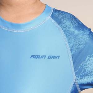 Maillot de bain de compétition Aqua Flow One Piece bleu ciel - Product Image 4