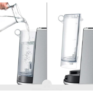 Machine à expresso compacte avec mousseur à lait automatique – Machine à expresso domestique à chauffe rapide, en acier inoxydable brossé - Product Image 4