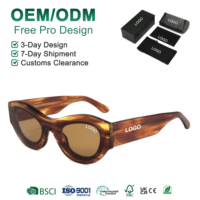 Lunettes de soleil ovales pour hommes Mellume Luxury, fabriquées à la main en acétate épais, verres TAC UV400, lunettes de créateur, logo personnalisé OEM.