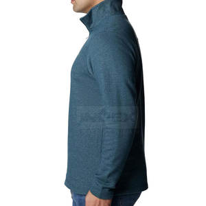 Sweat-shirt chaud à demi-fermeture éclair de haute qualité et meilleur design Vente en gros de sweats à demi-fermeture éclair avec logo personnalisé pour adultes - Product Image 2