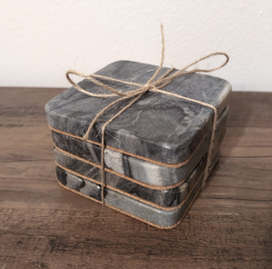 <b>White</b> Marble <b>Coasters</b> Table Heat Insulation Non-slip <b>Coasters</b> Modern Design Table Pads For Office Hotels - Product Image 1