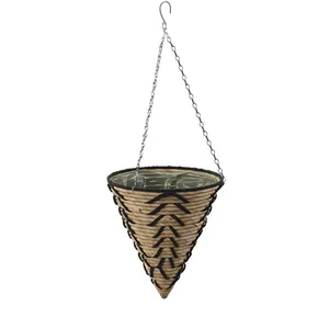 Maceta colgante de metal de alta calidad, aspecto moderno, maceta colgante de último diseño premium para decoración de interiores de alta calidad - Product Image 2