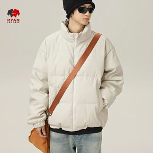 Veste d'hiver matelassée personnalisée de qualité supérieure avec tissu respirant, design OEM, veste légère et isolée pour homme - Product Image 4