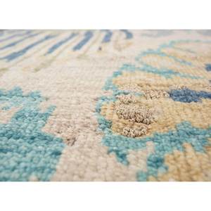 Alfombra de Lana Anudada a Mano Savana Ivory LCA-03(EM) para Decoración de Sala de Estar, Estilo Tabriz, Alfombra de Yute con Patrón de Pasillo - Product Image 2