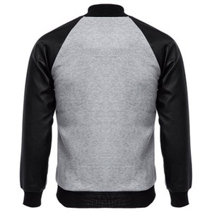 Chaquetas Varsity de Invierno para Hombre de Flyingkick Enterprises, Chaquetas Deportivas Lisas al por Mayor con Cuello Alto y Puños y Dobladillo Acanalados - Product Image 3