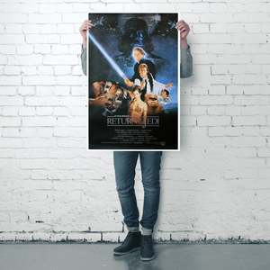 Modern Style Star Wars 'Return of the Jedi' <b>Poster</b> Black <b>Frame</b> Wall Decor - Product Image 3
