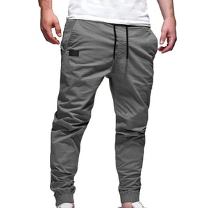 Nuevo 2024 Casual Joggers pantalones Color sólido hombres Algodón elástico pantalones largos Pantalon Homme Cargo pantalones Leggings - Product Image 5