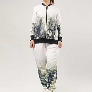 Best Quality Custom Print Long Sleeve Tracksuit <b>Hoodie</b> Set Windproof Fleece 2-Piece <b>Hoodie</b> and Tracksuit Set - Product Image 2