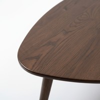 Ensemble de tables basses gigognes ovales modernes décoratives pour salon, mobilier d'intérieur, OEM ODM