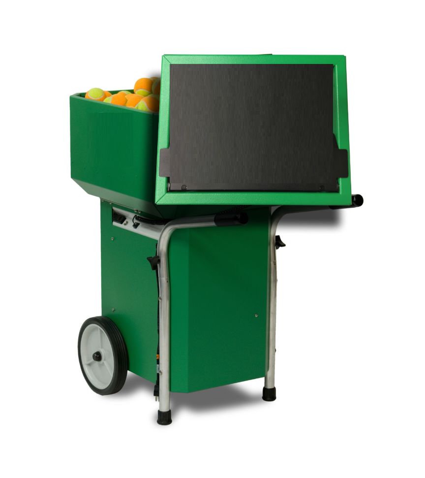 Discounted IGenies Professional Portable Table Tennis Ball-Machine with Rubber & Plastic Balls Wood Frame-New Model