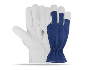 ถุงมือหนังแพะสำหรับงานขับรถบรรทุก งานคลังสินค้า งานสวน งานเกษตรกรรม - ถุงมือเพื่อความปลอดภัย - Product Image 4