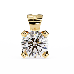 Fabuloso colgante de oro de 18 quilates para mujer con dijes de diamantes cultivados en laboratorio - Product Image 2