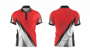 High Quality Short Sleeve Full Zipper Custom Design Logo Polo <b>Darts</b> Shirt <b>Dart</b> T Shirts - Product Image 3