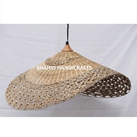 Conception de parapluie tissage pendentif lampe suspendue dernière conception. Couleur naturelle avec le fabricant et l'exportateur enduits de laque.