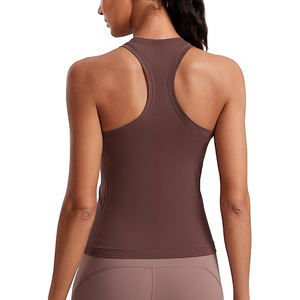 Débardeur de sport pour femme en coton extensible respirant et élasthanne, sans manches - Product Image 2