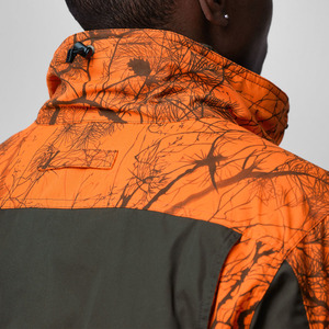 Chaqueta de Caza de Alta Visibilidad Color Naranja Fluorescente, Impermeable, Cortavientos, Térmica, Táctica, para Invierno, para Hombre - Product Image 3