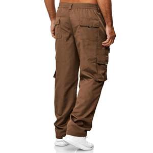 Hot Sale Men's Cotton Polyester Cargo Trousers Workwear Pants Latest Designs Trending Cargo Pants Multi-pocket, outdoor pants - Product Image 4