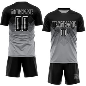 Conjunto de ropa de fútbol para hombre con logotipo y diseño personalizado al por mayor, camiseta de fútbol de nuevo diseño con logotipo de equipo de sublimación, uniformes completos personalizados - Product Image 5