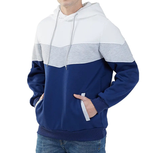Material Fleece Colorblock Última Sudadera con capucha para hombres 2025 Venta al por mayor Nueva llegada Peso ligero de alta calidad Sudadera con capucha con logotipo personalizado - Product Image 4