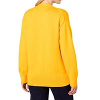 Pull-over d'hiver pour femme, nouveau design, couleurs et tailles personnalisées, 100% coton, vintage, séchage rapide, respirant, tricot plat, boutonné
